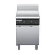 waldorf cue rn8406gh-cd-c0 600mm gas cooktop oncabinet base with door and high splashback