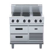 waldorf 800 series rn8600e-rb - 900mm electric cooktop  refrigerated base