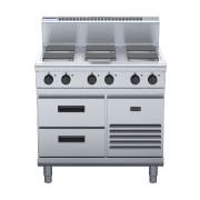 waldorf 800 series rn8600se-rb - 900mm electric cooktop sealed hobs - refrigerated base