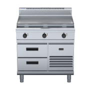 waldorf 800 series rn8609e-rb - 900mm electric cooktop  refrigerated base
