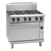 waldorf 800 series rn8610g - 900mm gas range static oven
