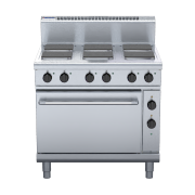 waldorf 800 series rn8610se- 900mm electric sealed hobs range static oven
