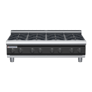 waldorf cue rn8800gl-b-c0 1200mm gas cooktop bench model with low splashback
