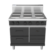 waldorf bold rnb8600se-rb - 900mm electric cooktop sealed hobs - refrigerated base