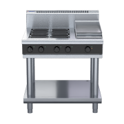 waldorf bold rnb8603e-ls - 900mm electric cooktop - leg stand