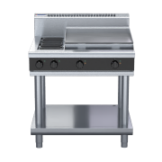 waldorf bold rnb8606e-ls - 900mm electric cooktop - leg stand