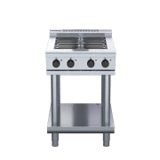 waldorf 800 series rnl8400e-ls - 600mm electric cooktop low back version  leg stand