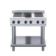 waldorf 800 series rnl8600e-ls - 900mm electric cooktop low back version  leg stand