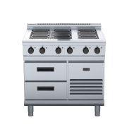 waldorf 800 series rnl8600e-rb - 900mm electric cooktop low back version  refrigerated base