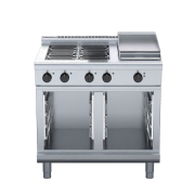 waldorf 800 series rnl8603e-cb - 900mm electric cooktop low back version  cabinet base