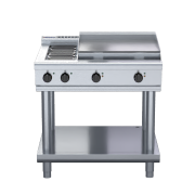 waldorf 800 series rnl8606e-ls - 900mm electric cooktop low back version  leg stand