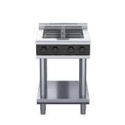 waldorf bold rnlb8400e-ls - 600mm electric cooktop low back version - leg stand