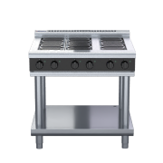 waldorf bold rnlb8600e-ls - 900mm electric cooktop low back version - leg stand