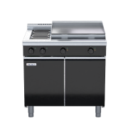 waldorf bold rnlb8606e-cd - 900mm electric cooktop low back version - cabinet base