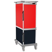 sdx thermobox sf180r48 - 4 + 8 tray insulated and convection heated double stacked thermobox