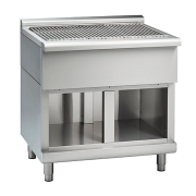 waldorf 800 series sfl8900-cb - 900mm solid fuel grill - low back version - cabinet base