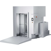 wexiodisk wd-18cw-f1 - single roller door trolley dishwasher - floor mounted