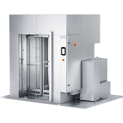 wexiodisk wd-18cw-p1 - single roller door trolley dishwasher - pit mounted