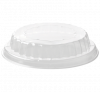aladdin temp-rite adl43a - disposable fitted dome lid - clear 