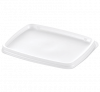 aladdin temp-rite b21a - disposable lid - white 