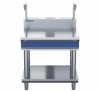blue seal evolution series b90s-ls - 900mm bench top with salamander support  leg stand