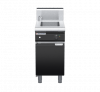 waldorf bold bm8450eh-cd-b0 450mm electric bain marie on cabinet base with door and high splashback