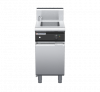 waldorf cue bm8450eh-cd-c0 450mm electric bain marie on cabinet base with door and high splashback