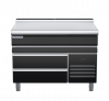 waldorf bold bt8120l-rb-b0 1200mm bench top on refrigerated base and low splashback