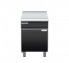 waldorf bold bt8600l-cd-b0 600mm bench top on cabinet base with door and low splashback