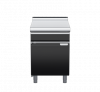 waldorf bold bt8600ldrw-cd-b0 600mm bench top with drawer on cabinet base with door and low splashback