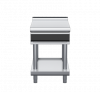 waldorf cue bt8600ldrw-ls-c0 600mm bench top on leg stand with drawer and low splashback