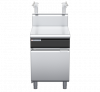 waldorf cue bt8600sh-cd-c0 600mm bench top with salamander support salamander support and high splashback