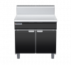 waldorf bold bt8900h-cd-b0 900mm bench top on cabinet base with door and high splashback