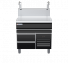 waldorf bold bt8900sh-rb-b0 900mm bench top with salamander support salamander support and high splashback