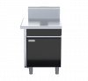 waldorf bold btb8700-cd-lh - 700mm bench top - cabinet base with fixed front panel