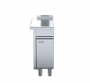 waldorf 800 series btl8400-cd - 400mm bench top low back version - cabinet base with fixed front panel
