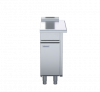 waldorf 800 series btl8400-cd - 400mm bench top low back version - cabinet base with fixed front panel