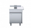 waldorf 800 series btl8700-cd-rh - 700mm bench top low back version - cabinet base with fixed front panel