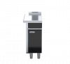 waldorf bold btlb8400-cd-lh - 400mm bench top low back version - cabinet base with fixed front panel
