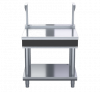 waldorf bold btlb8900s-ls - 900mm bench top with salamander support low back version - leg stand