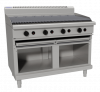 waldorf 800 series chl8120g-cb - 1200mm gas chargrill low back version - cabinet base