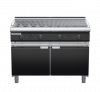 waldorf bold ch8120gl-cd-b0 1200mm gas chargrill / barbecue on cabinet base with door and low splashback