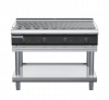 waldorf cue ch8120gl-ls-c0 1200mm gas chargrill / barbecue on leg stand with low splashback