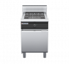 waldorf cue ch8600edh-cd-c0 600mm electric chargrill / barbecue on cabinet base with door and high splashback