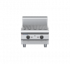 waldorf ch8600gh-b 600mm gas chargrill / barbecue bench model with high splashback