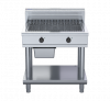 waldorf 800 series ch8900ed-ls - 900mm electric chargrill low back version - leg stand