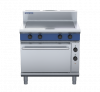 blue seal evolution series e570 - 900mm electric solid top static oven range