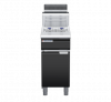 waldorf bold fn8118gh-b0 400mm gas fryer with mechanical control and high splashback
