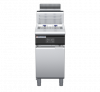 waldorf cue fn8120geh-c0 450mm gas fryer with electronic control and high splashback