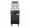 waldorf bold fn8120gh-b0 450mm gas fryer with mechanical control and high splashback